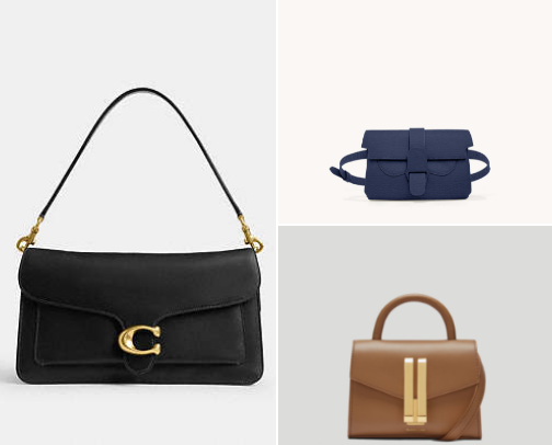Mid range handbags cover photo collage