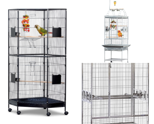 Bop Bird Cages for Happy Pets cover photo collage