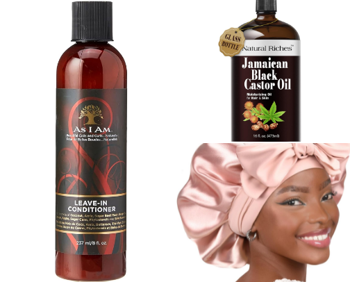4c hair growth and definition essentials cover photo collage