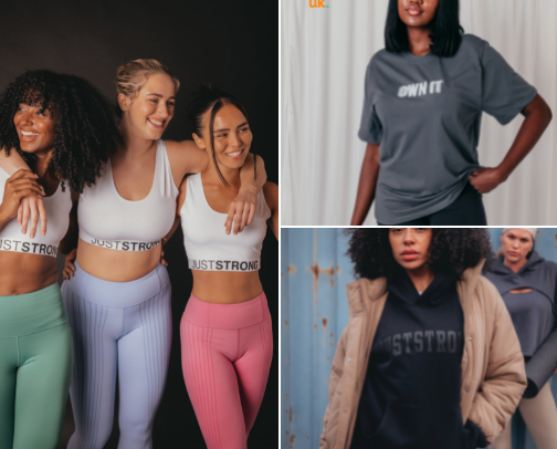 Just Strong. Just You. cover photo collage