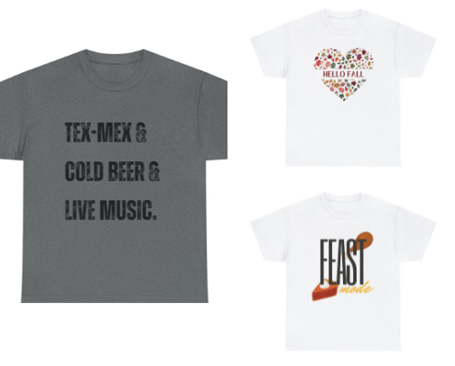 Fun T-Shirts cover photo collage