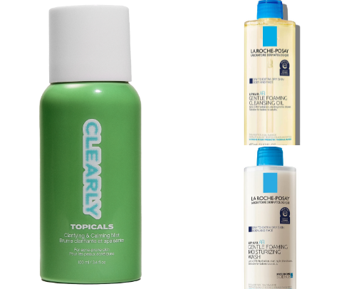 My everyday skincare favorites cover photo collage