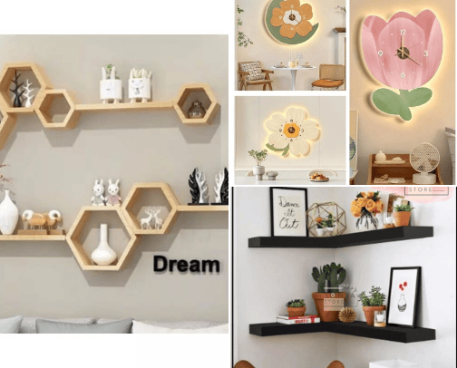 Furniture Aesthetic Room cover photo collage