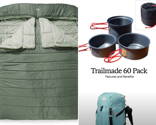 Camping Essentials cover photo collage