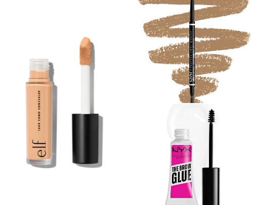 My go-to 5 minute fresh face cover photo collage