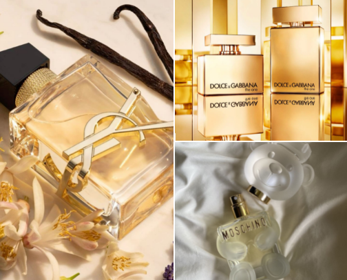perfect perfumes🌼✨ cover photo collage
