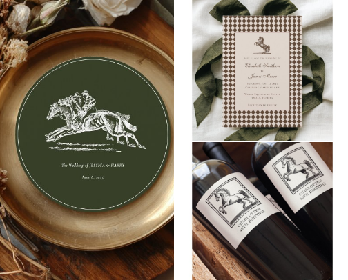 Equestrian Style: Party & Celebrations for Horse Lovers cover photo collage