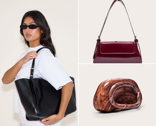 Arm Candy: The Ultimate Handbag Guide cover photo collage