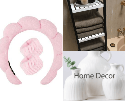 Home Bathroom Finds cover photo collage