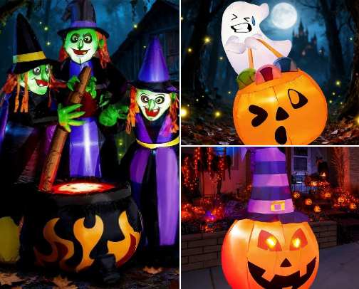 Boo-tiful Blow-Up Decoration cover photo collage