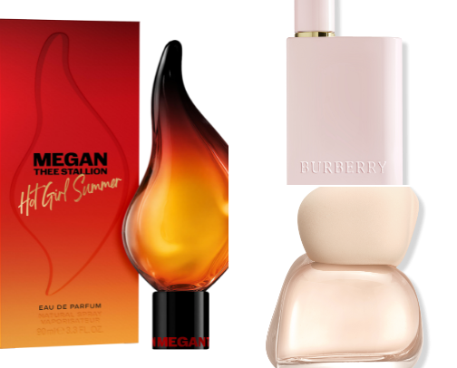 Hot girl summer perfume collection cover photo collage