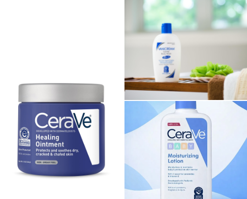 Baby eczema essentials that actually help! cover photo collage