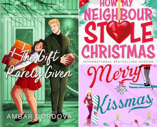 Books to get in to the Hallmark holiday Spirit. cover photo collage