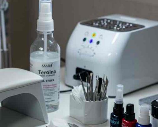 Nail Tech Sanitation ✧ cover photo collage