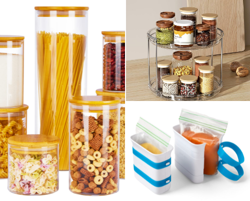 "Clean Girl" Fridge & Pantry Organization cover photo collage