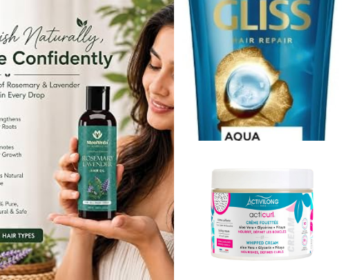 Hair Goals: Care, Repair & Shine cover photo collage