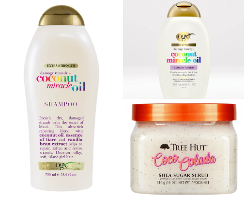 Everything Shower Routine for Soft, Coconut-Scented Skin 🥥🚿 cover photo collage