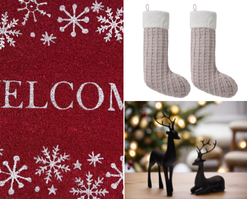 Walmart Affordable Christmas Decor cover photo collage