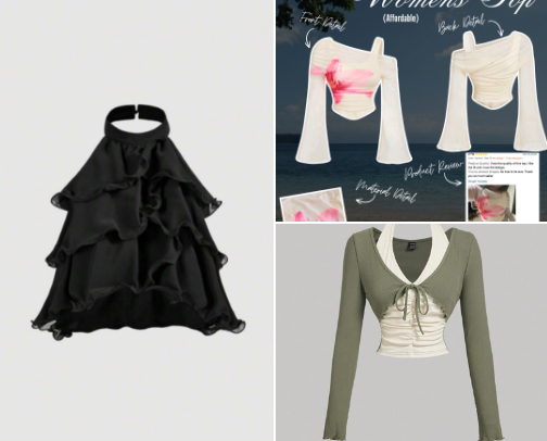 Summer Women's Tops cover photo collage