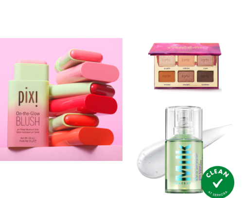 5 Min. Make Up Faves & Go to Routine for Beginners cover photo collage