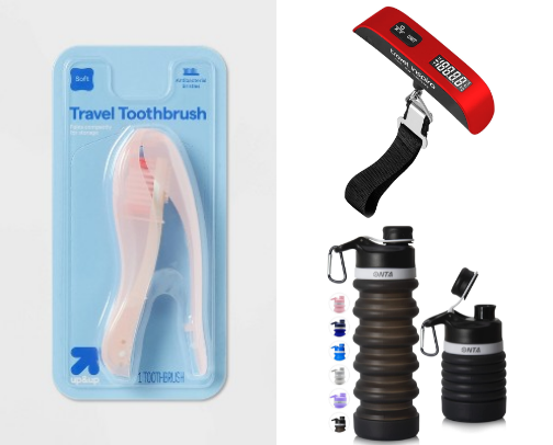 ✈️ Tiny Travel Hacks / Travel Essentials cover photo collage