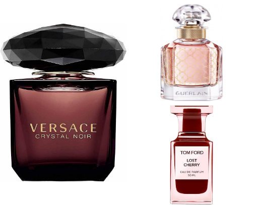 Powerful parfumes 💜 cover photo collage