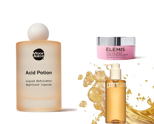 Glowing skin: the secret to beautiful makeup cover photo collage
