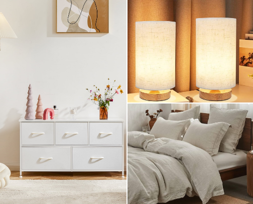 Bedroom Glowup✨✨ cover photo collage