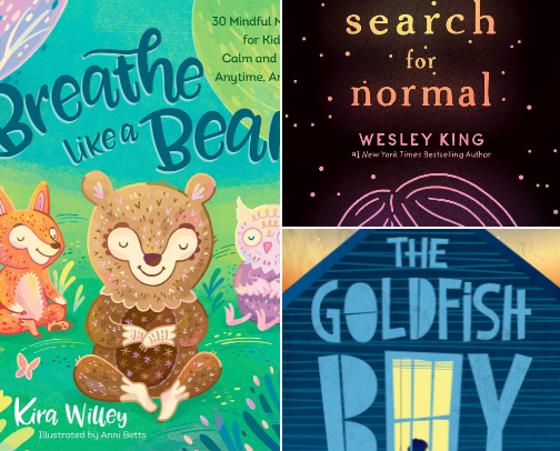 The Ultimate All-Ages Book Guide for Stress-Relief & Burnout cover photo collage