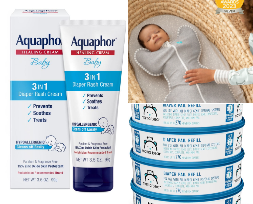 Baby essentials that helped me as a first time mom cover photo collage
