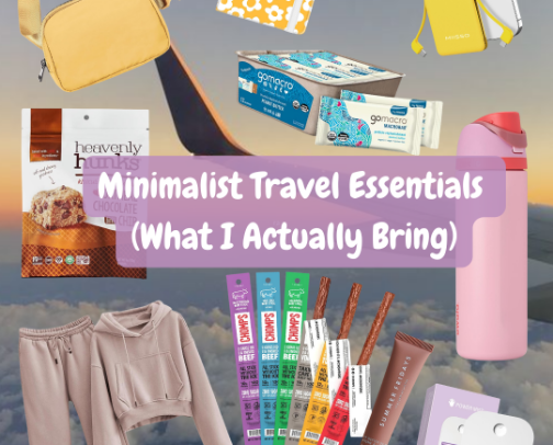 Minimalist Travel Essentials (What I Actually Bring) cover photo collage