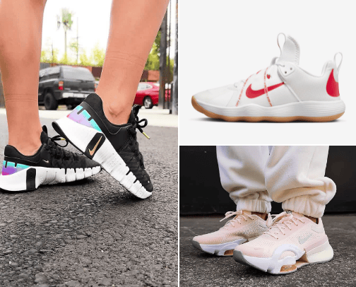 Athletic wear for women cover photo collage