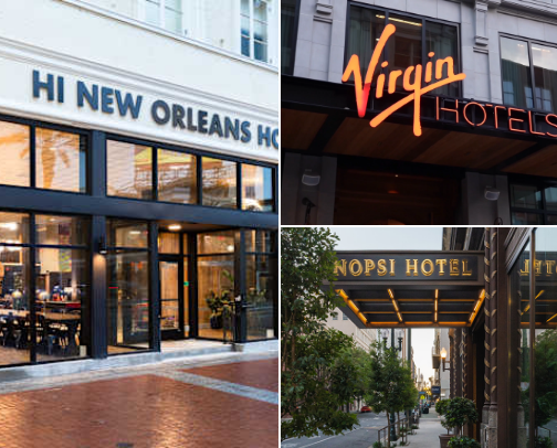 Visiting New Orleans? Check out these hotels! cover photo collage