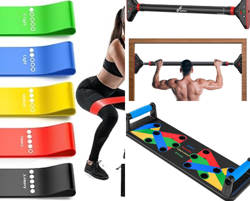 Affordable Home Training Gear for a Killer Workout cover photo collage