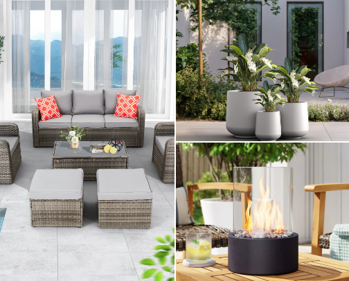 Outdoor Decor cover photo collage