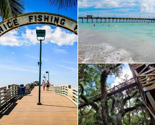 Venice Beach FL in a Weekend cover photo collage