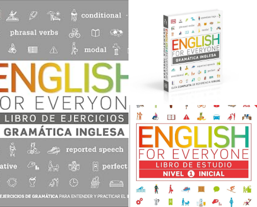 PDF Free - Recursos que complementan English For Everyone Gramatica Inglesa. El libro de ejercicios: Mas de 1000 ejercicios para entender y practicar el ingles (Spanish Edition) cover photo collage