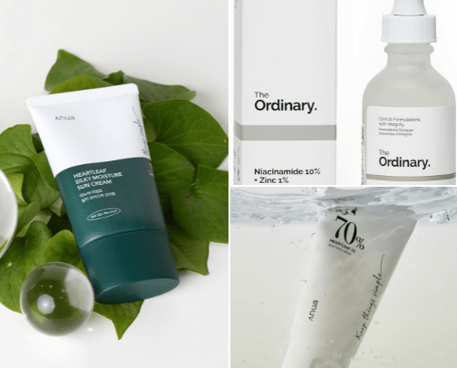 Glass skin routine cover photo collage