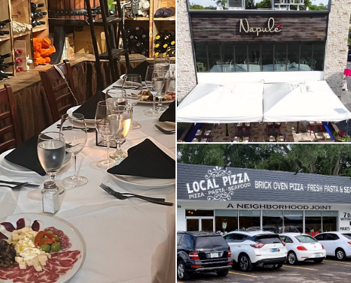 Sarasota restaurants cover photo collage