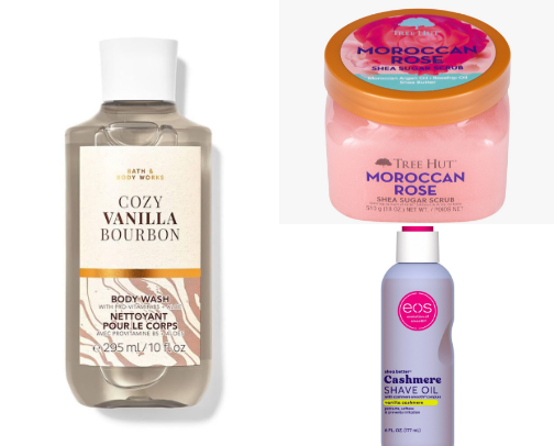 Shower Products that make you smell AMAZING!! cover photo collage