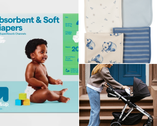 Baby Registry Must haves cover photo collage