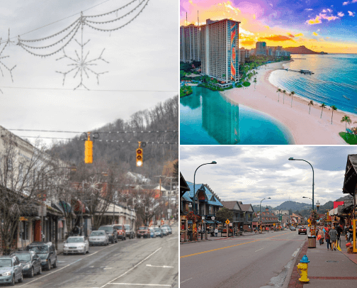 Favorite Travel Destinations cover photo collage
