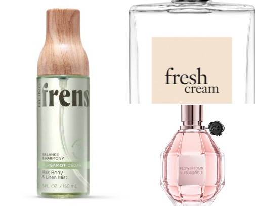 My favorite fragrances cover photo collage