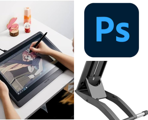 Digital Art Setup cover photo collage