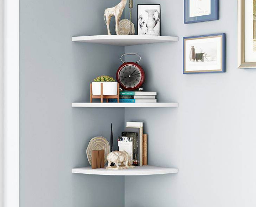 Transform unused corners into stylish storage solutions! 💡 cover photo collage