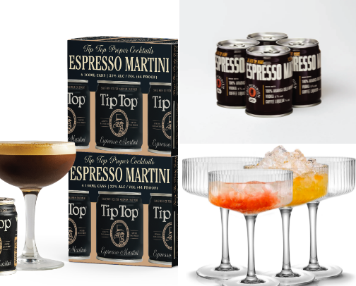 The Espresso Martini Edit cover photo collage