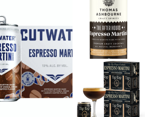 The Espresso Martini Edit cover photo collage