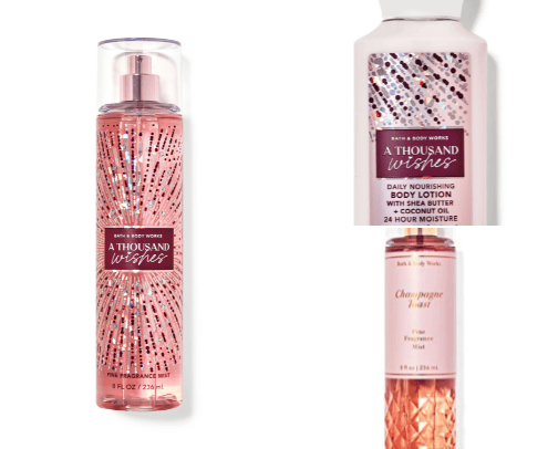 perfumes/lotions cover photo collage