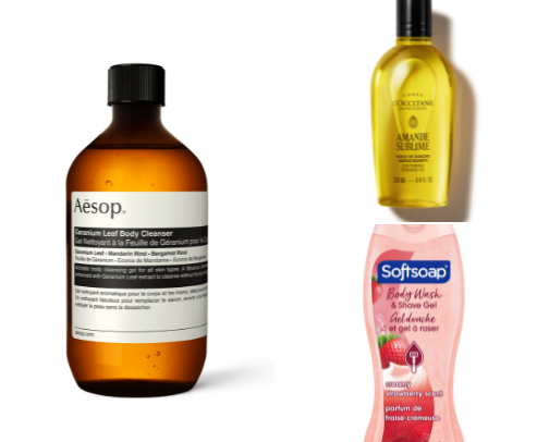 Best smelling body wash cover photo collage