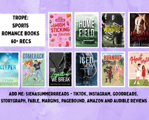 Sports Adult Romance Book Recommendations 📚 cover photo collage